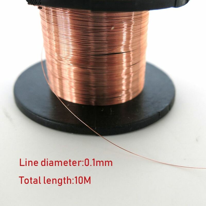Alambre de soldadura de cobre de 1/5/10 piezas, línea de salto esmaltada de 0,1mm, herramienta de reparación de soldadura de ordenador y teléfono móvil
