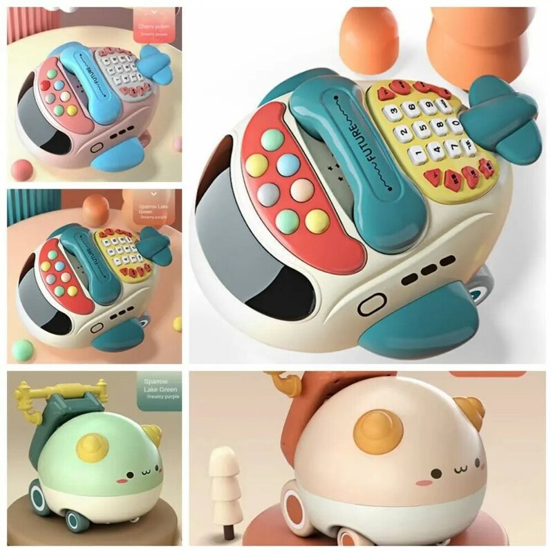 Multifuncional Bilíngüe Plane Projeção, Ground Mouse Telefone, Story Machine, Baby Mobile Phone, Brinquedos Educativos para Crianças