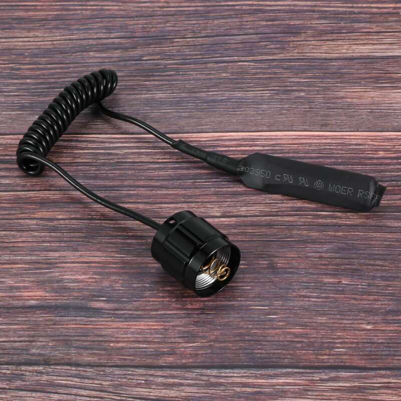 Interruptor de Cable remoto, botón pulsador para lámpara de linterna de faro LED 501B
