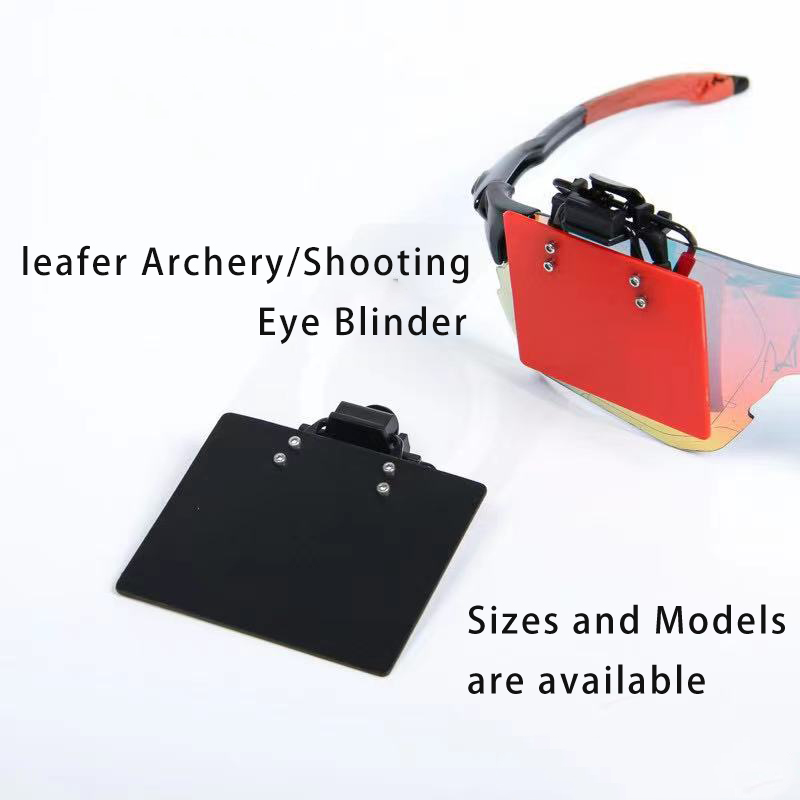 1pc Specialty Eye Blinder Archery Shooting Shield Clips To Side of Glasses or Brim Scope Not Included Different Sizes and Colors