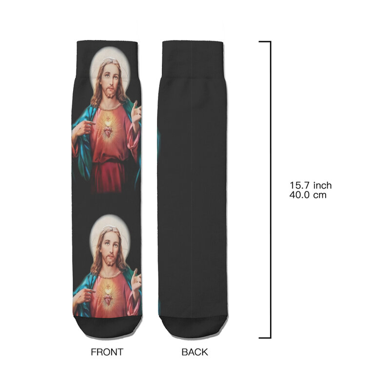 Носки мужские и женские уличные с изображением Иисуса Христа