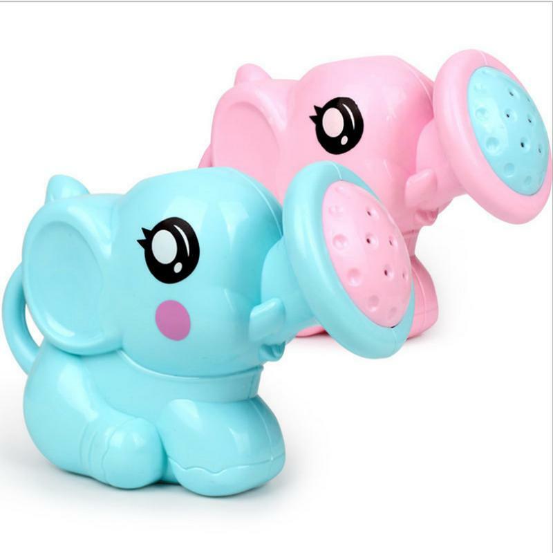 Bambini elefante annaffiatoio giocattolo da bagno cartone animato bollitore di plastica bagno doccia strumento bambino bagno giocattolo per bambini estate bagno Sprinkler