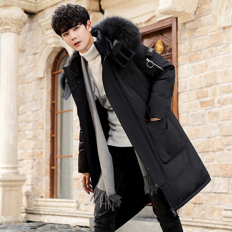 Below Zero Cold Proof New Korean Fashion Cool and Thickened Outdoor Men's Winter Warm Youth Casual Work Coat