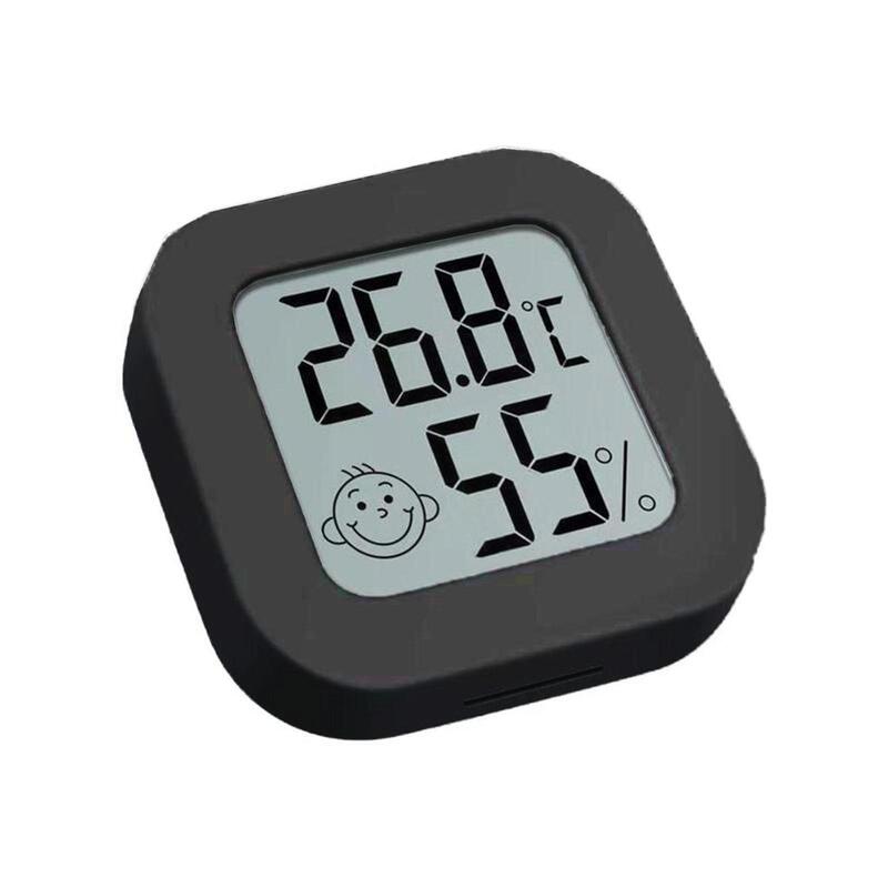 Higrômetro térmico LCD para quarto infantil, monitoramento ambiental, VKS-60, X9C4, preto, X9C4