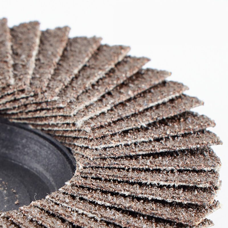 Placa de pulido de tela de arena para rueda de persiana, 1 piezas, 100mm x 16mm x 72 páginas