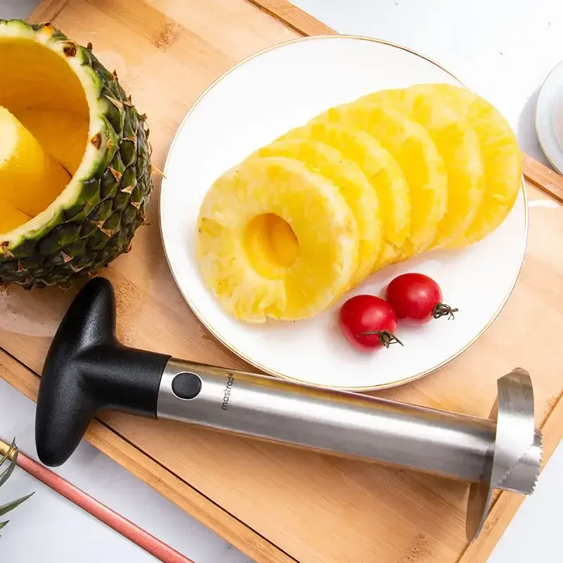 Stainless Steel Pineapple Silcer Peeler Fruit Corer Slicer Ananas Peeler Cutter Fruit Spiral Cutter Kitchen Tools Accessories