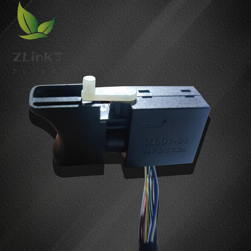 Interruptor de llave eléctrica sin escobillas, taladro eléctrico, interruptor instalado de alta calidad