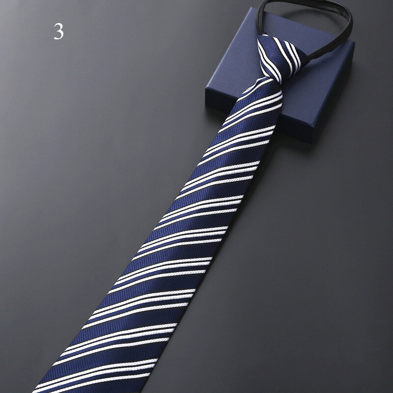 8cm dasi untuk pria Jacquard malas ritsleting dasi dasi pria hadiah pesta pernikahan pakaian sehari-hari aksesori pria Gravata ???