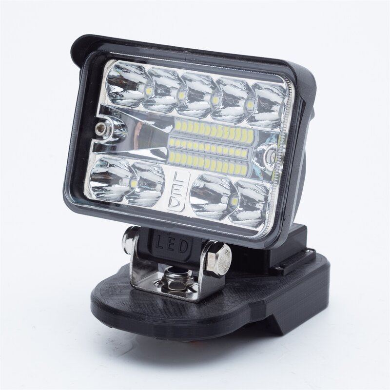 Lampu kerja LED nirkabel untuk Ridgid AEG 18V baterai Lithium, lampu berkemah dalam ruangan dan luar ruangan portabel USB (tanpa baterai)