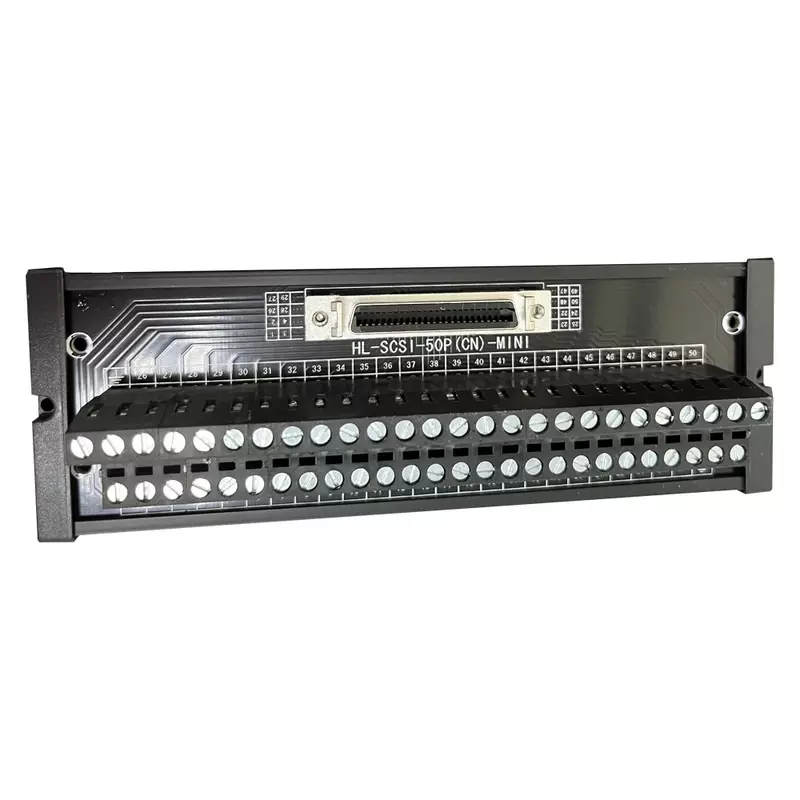 HL-SCSI-50P Scsi50 50pin Relais Terminals Adapter Board Voor Yaskawa/Delta/Panasonic/Mitsubishi Servo Cn1 ASD-BM-50A Voor A2/Ab