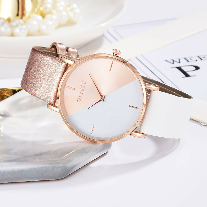 Watch For Women 2022 Luxury Dress Wrist Watch Geometric Stitching Quartz Watches Ladies Fashion Clock Relogio Feminino Montre