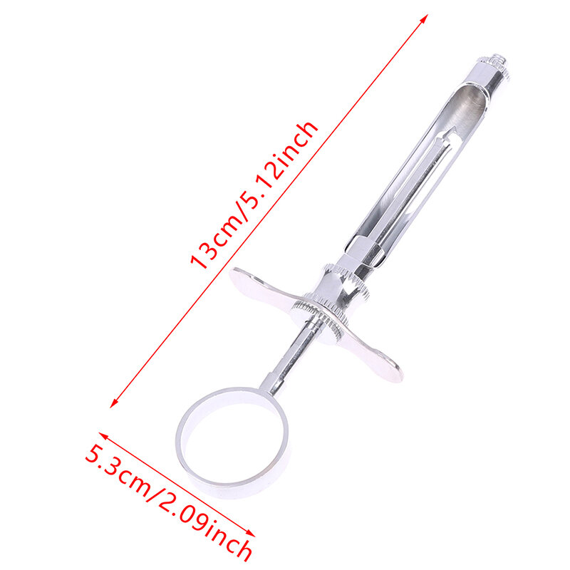 Seringa aspirante dental do aço inoxidável, Instrumento cirúrgico do dentista Equipamento de laboratório, 1.8ml