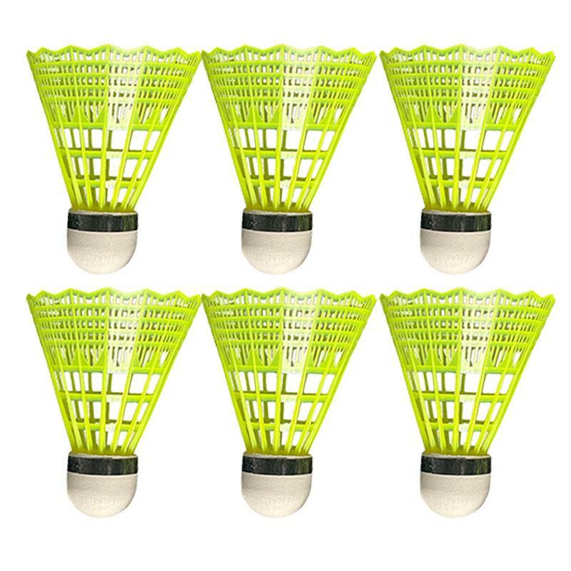3/6 Pcs color Nylon Badminton Shuttlecocks with Great Stability Durability anti-hit Indoor Outdoor Sports Training Balls