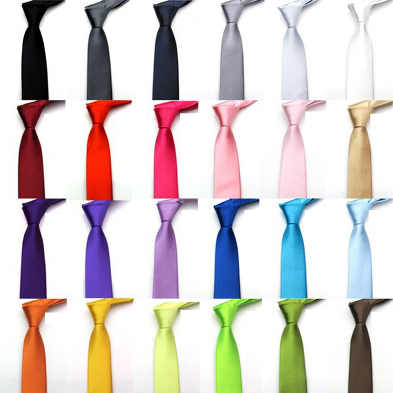 كاندي اللون سليم ربطة العنق للرجال ، عادية البوليستر التعادل ، نحيل العلاقات ، بدلة الزفاف ، طول 71 سنتيمتر
