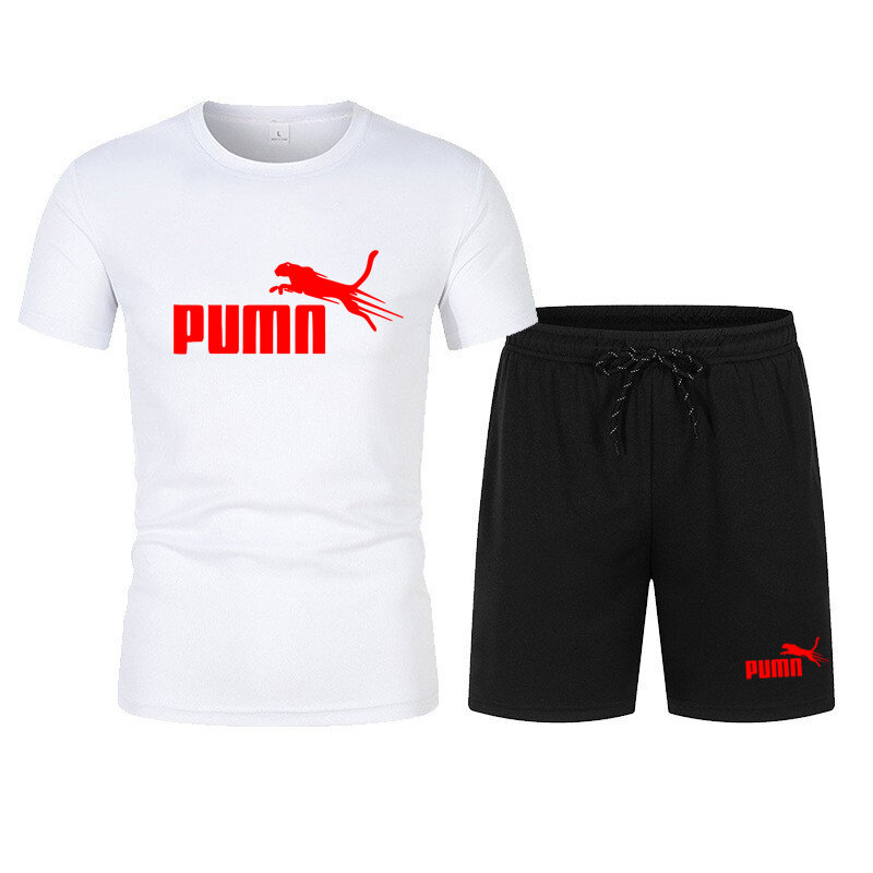 2024 nowa letnia odzież męska koszulka z krótkim rękawem + pięciopunktowe spodenki 2-częściowy zestaw dres moda jogging casual zestawy męskie