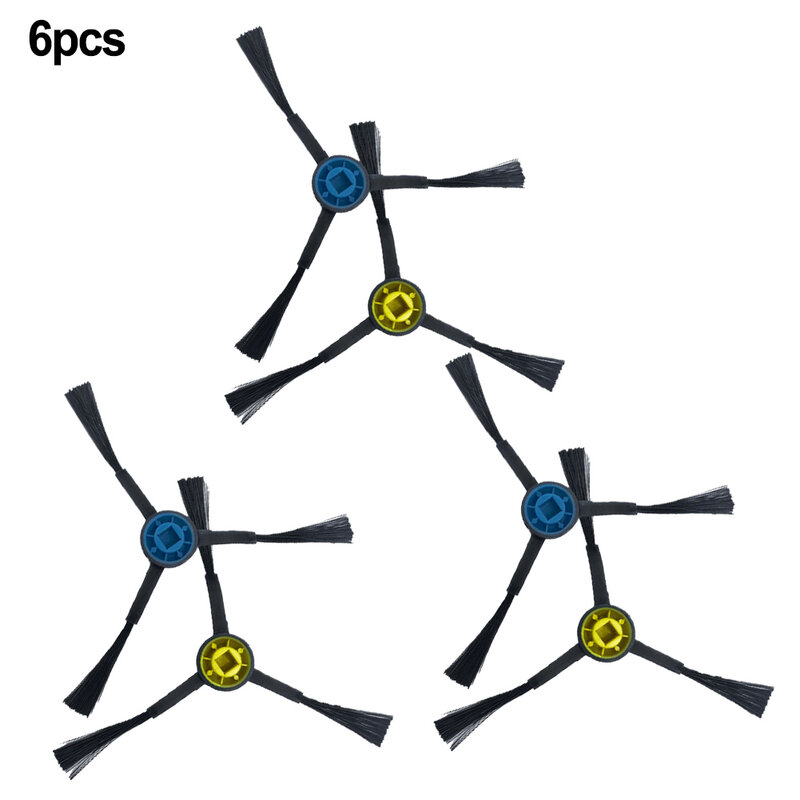 Cepillos laterales de repuesto para aspiradora robótica, piezas de repuesto para piezas/M61/M62/M63/M64/M6, 6 M6