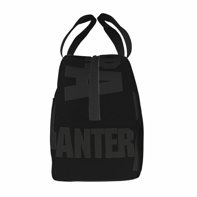 Fashion Pantera Heavy Mental Rock Band Lunch Bag Insulation Bento Pack Aluminum Foil Rice Bag Meal Pack Ice Pack Bento Handbag