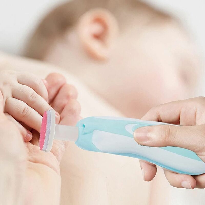20Pcs Nail Baby File Pads Trimmer sostituzione rettifica Head Pad tagliacapelli elettrici teste disco carta vetrata Infantnewborn Polish Toe