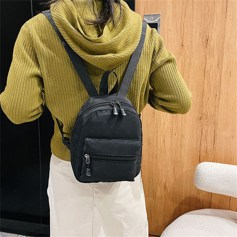 Mini mochila para mulheres, pequena mala de viagem, estilo coreano, bolsa de escola feminina, mochila para meninas adolescentes, senhoras