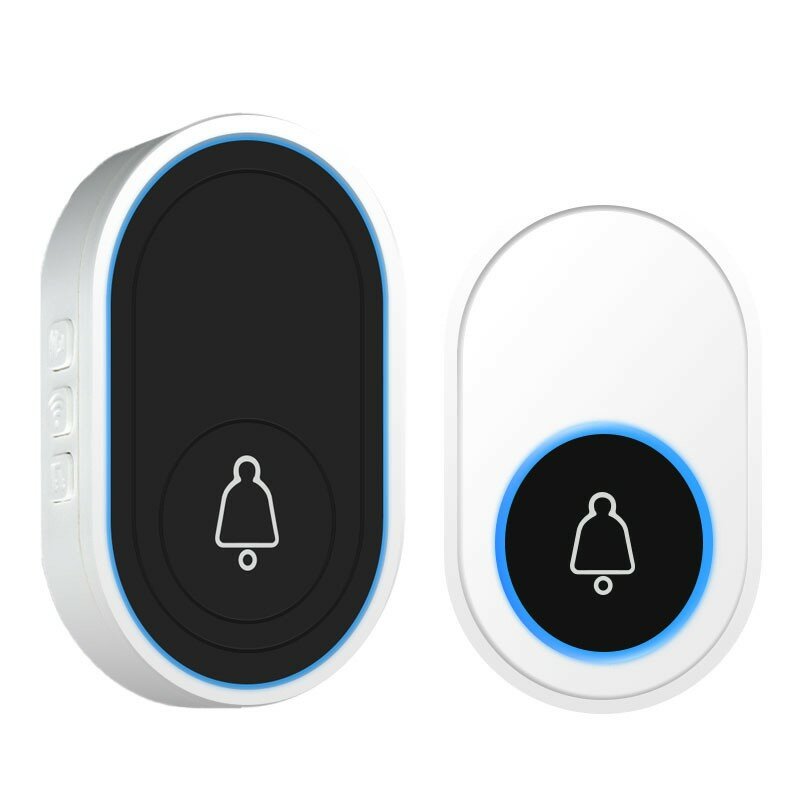 Home Wireless Doorbell Smart Voice Electronic Alert Door Ling One Receiver One Doorbell Ultra-long-range