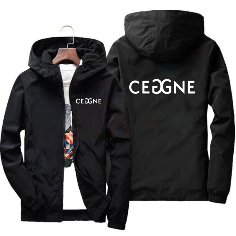 France Brand Siline spring autumn Men's Sunscreen Jacket High Quality  Outdoor Sports Hooded Windproof Fashion Casual