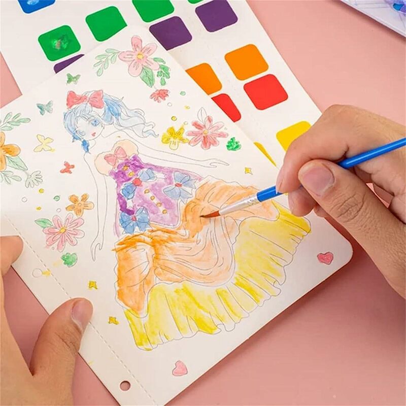 Creative Puzzle Puncture Painting Childhood Infinite Dream Hand-Painted Kids DIY Poking Painting Material Package Craft Kit