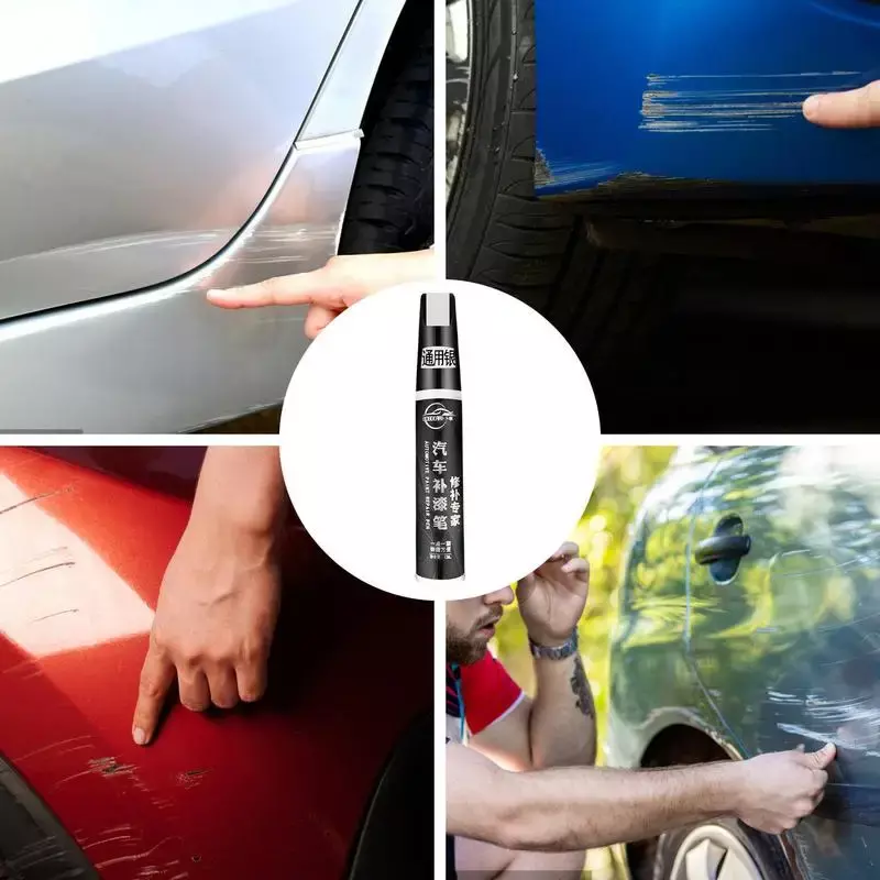 車のスクラッチ修理ペン,自動タッチアップペイント,傷防止,クリア,ペイントケア,10色