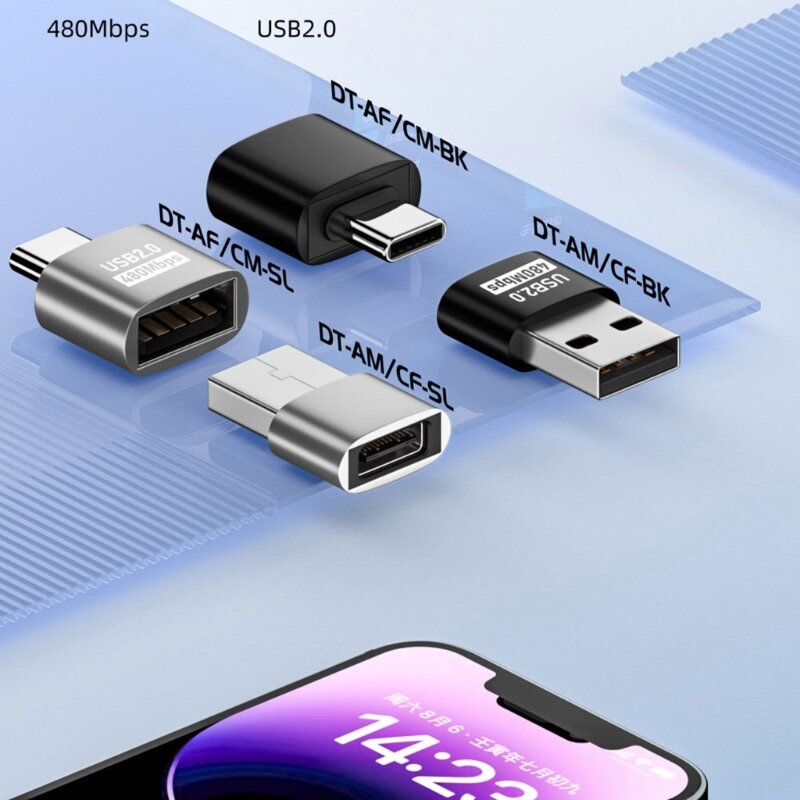 USB-C-zu-USB-Adapter für die nahtlose Verbindung zwischen USB-Geräten und Typ-C-Geräten, schnelle und einfache Verbindung