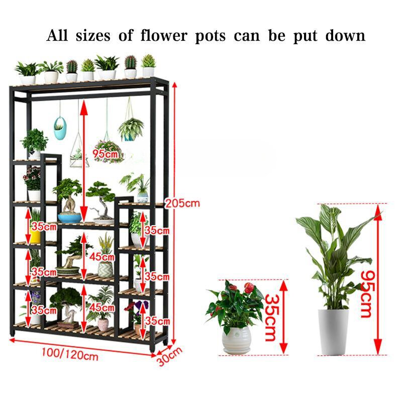 Étagère à fleurs sur pied pour plantes, jardinière T1, présentoir de stockage, balcon de jardin, magasin de fleurs T1