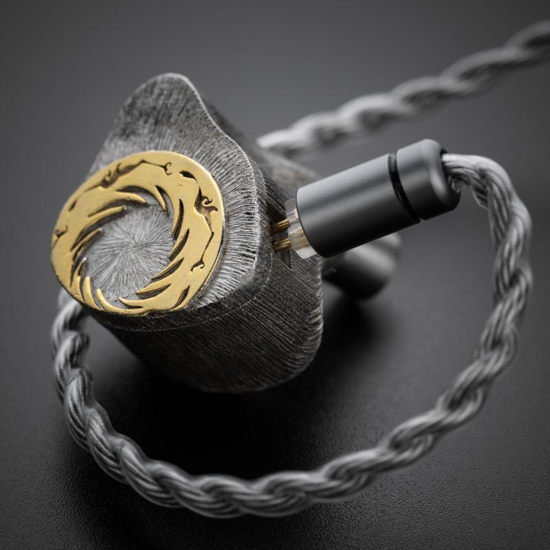 MOONDROP-cable de actualización de micrófono MC2, 3,5mm, 0,78mm, 2 pines, cobre libre de oxígeno y Chapado en plata