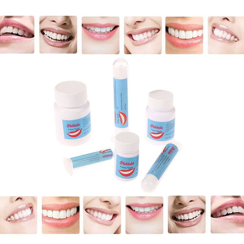 ชุดซ่อมแซมฟันชั่วคราว10กรัม-30กรัมชุดฟันและช่องว่าง Falseteeth กาวแข็งติดฟันฟอกสีฟันเครื่องมือความงามฟัน