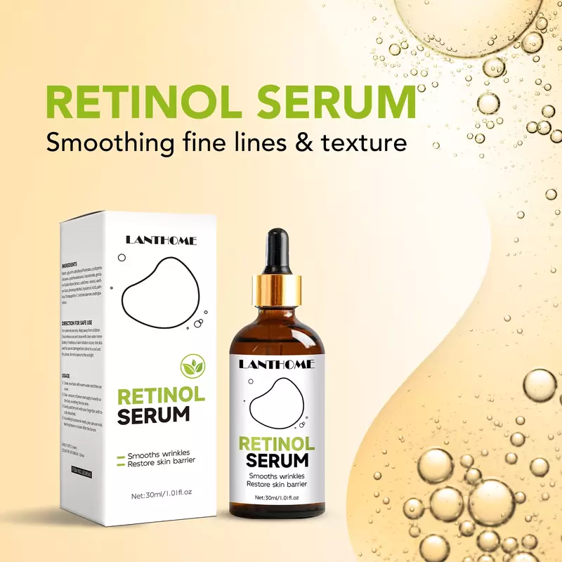30ml Retinol Serum Face Whitening Oil Anti Aging Wrinkle Essence Hyaluronic Acid Moisturizing Brightening Skin Care