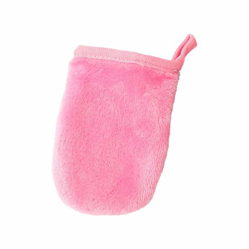 1 pz struccante guanti detergenti riutilizzabile microfibra asciugamano per la cura del viso soffio cosmetico strumento per il trucco di bellezza Unsex