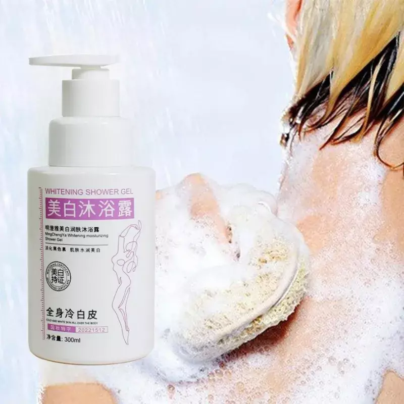 Niacinamide Whitening Body Wash idratante fragranza Gel doccia idratante crema sbiancante per la pelle bagno e lavori per il corpo