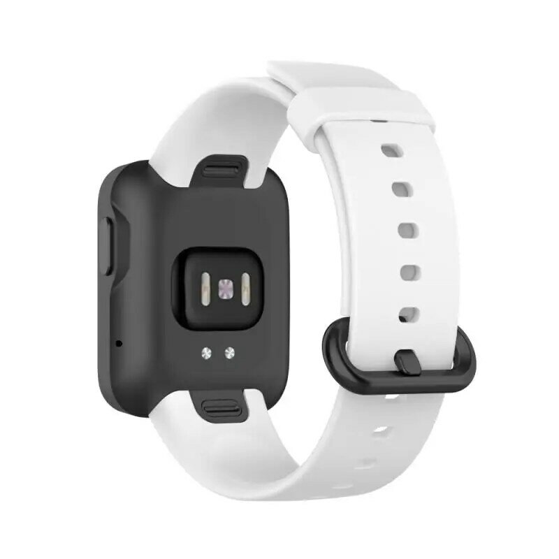 Mi Watch Lite用シリコン交換ストラップ,スマートウォッチ用スポーツブレスレット,頑丈,耐久性,1〜8個