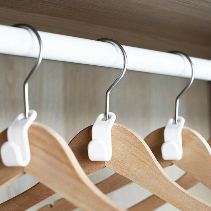 Mini Kleiderbügel Stecker Haken Cascading Kunststoff Kleiderschrank Mantel Organizer Rack Halter Platzsparende für Schrank