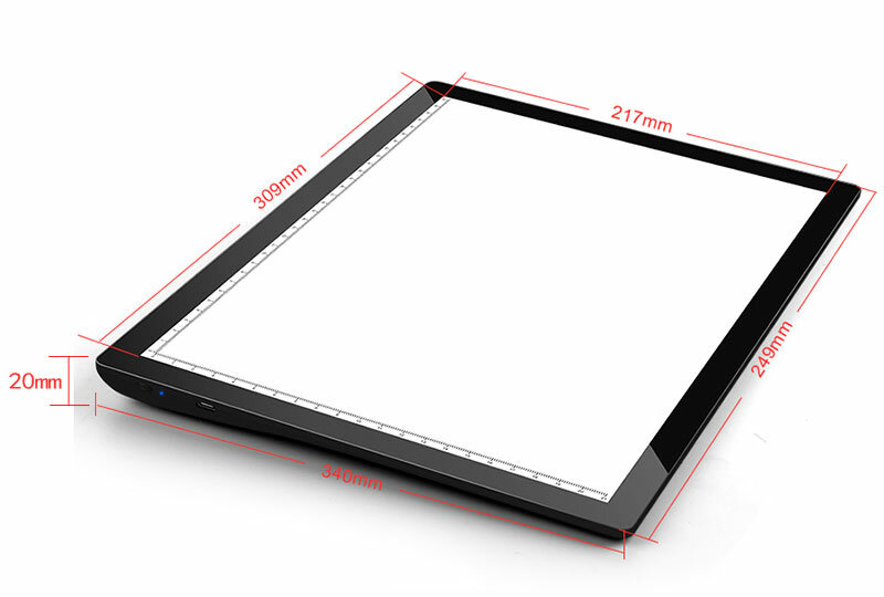 A4 Led Light Pad Light Board Voor Diamond Painting-Ultradunne Magnetische Tracering Lichtbak Met Usb Aangedreven