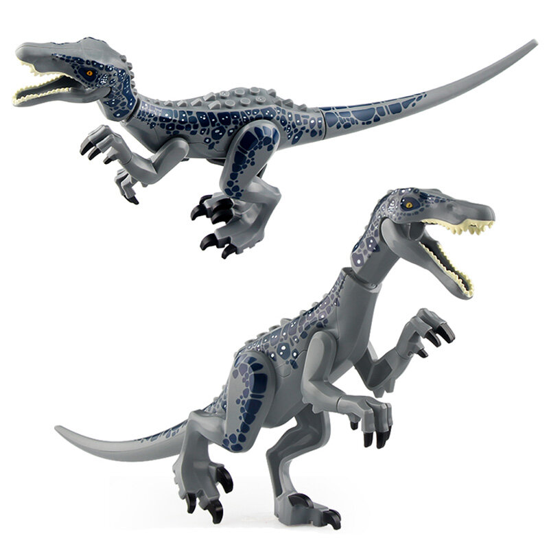 شخصيات جوراسيك دينو العالم الديناصورات الكبيرة كتل البناء Velociraptor T-Rex تريسيراتوبس إندومينوس ريكس لعب للأطفال