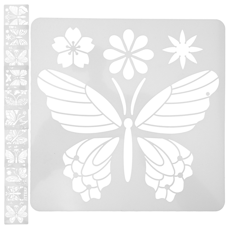 Plantilla de mariposas para manualidades, 24 piezas, tablón de pared, inyección de tinta