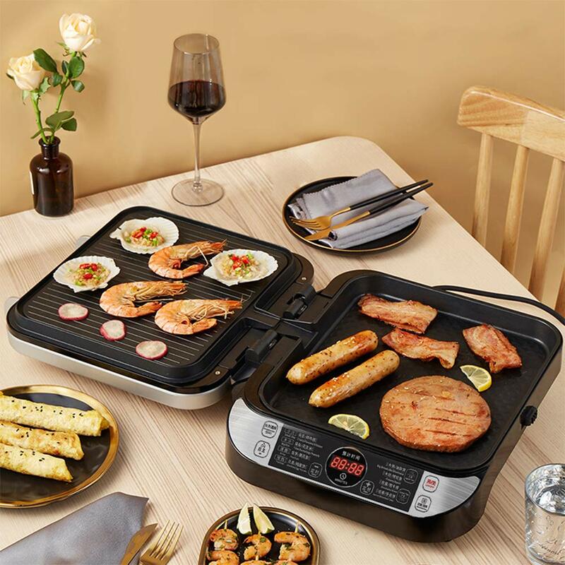 Liven Electric Baking Pan LR-FD431 Skillet Griddle Removable Upper and Lower Pan Non-Stick