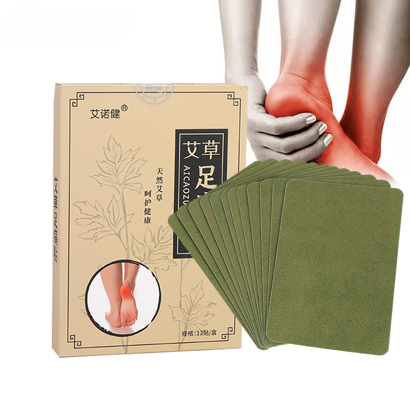 Plester Herbal perawatan kaki, stiker pengobatan nyeri tumit, Koyo pereda nyeri tulang Herbal Achilles Tendonitis 36 buah