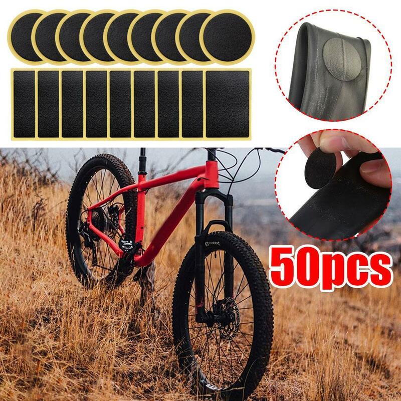 1 Pcs Bike Tire Patch Without Glue Portable Fast Tire Repair Tools For Bicycles Cycling Equipment Tire Repair Pads Quick  Repair