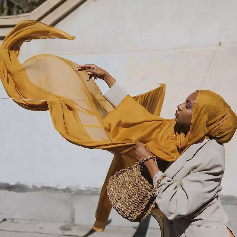 Personalizzato leggero doppio punto Trim viscosa Rayon scialle cotone viscosa Hijab donne musulmane moda sciarpa scialle