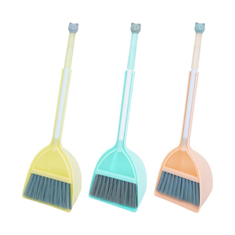 Mini Broom with Dustpan Housekeeping Play Set Housekeeping Cleaning Sweep Kids Valentines Day Gifts for Girls Boys Age 2~5