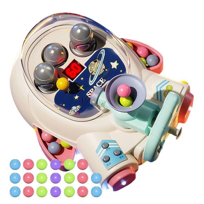 Juego de mesa de Pinball con forma de nave espacial, juguete divertido para aprender conceptos a través del juego, juego de acción y reflejo para niños de 3 y familia