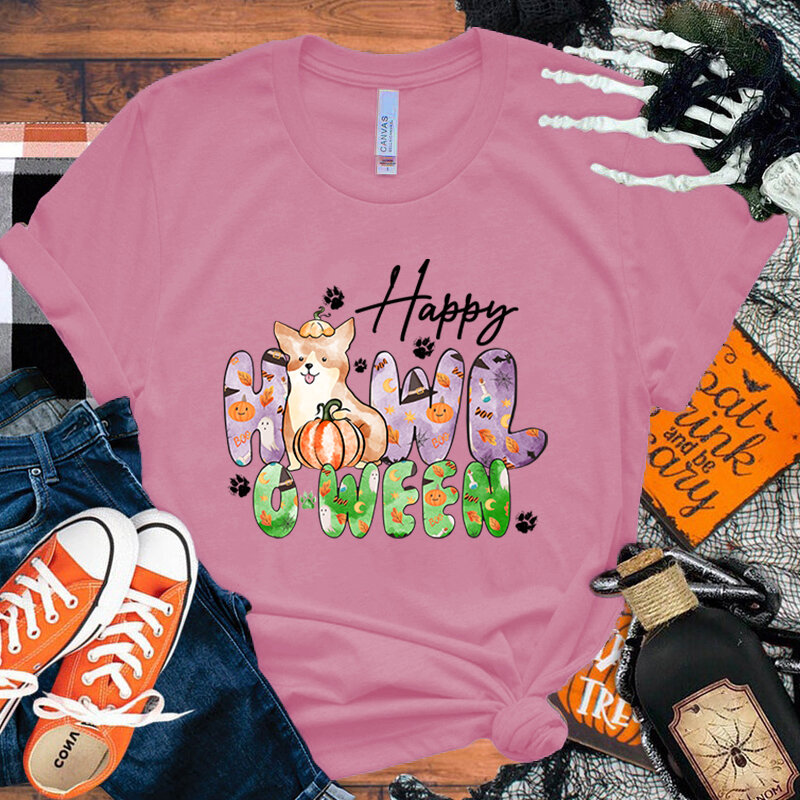 Забавная летняя футболка Hot Dogs на Хэллоуин, модная повседневная футболка с коротким рукавом и принтом в стиле Харадзюку, летний топ