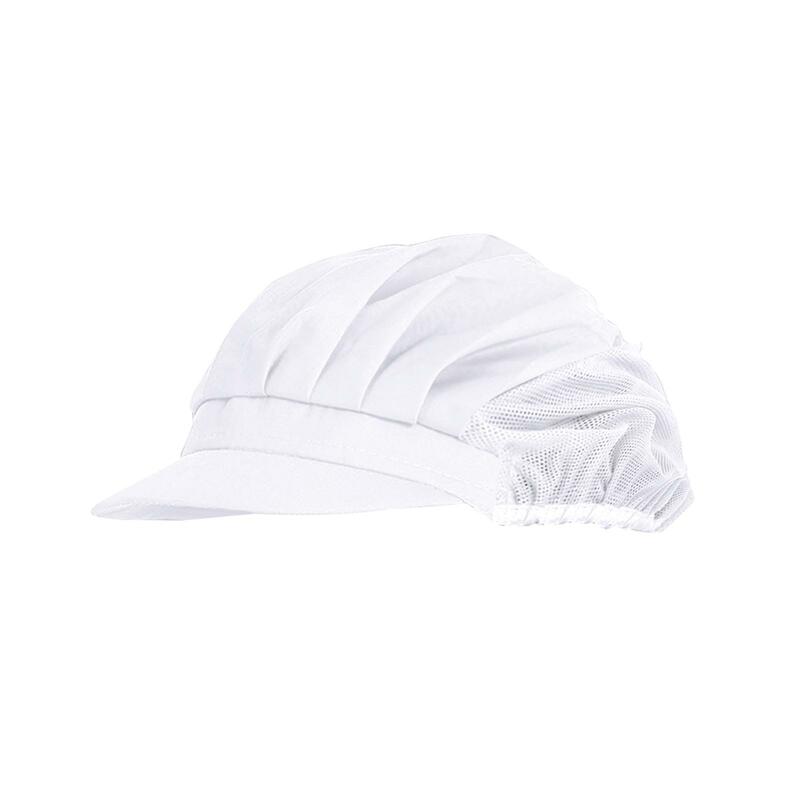 Kitchen Cooking Chef Cap Hair Nets Breathable Portable Comfortable to Wear Elastic Closure for Coffee Juice Shop Multifunctional