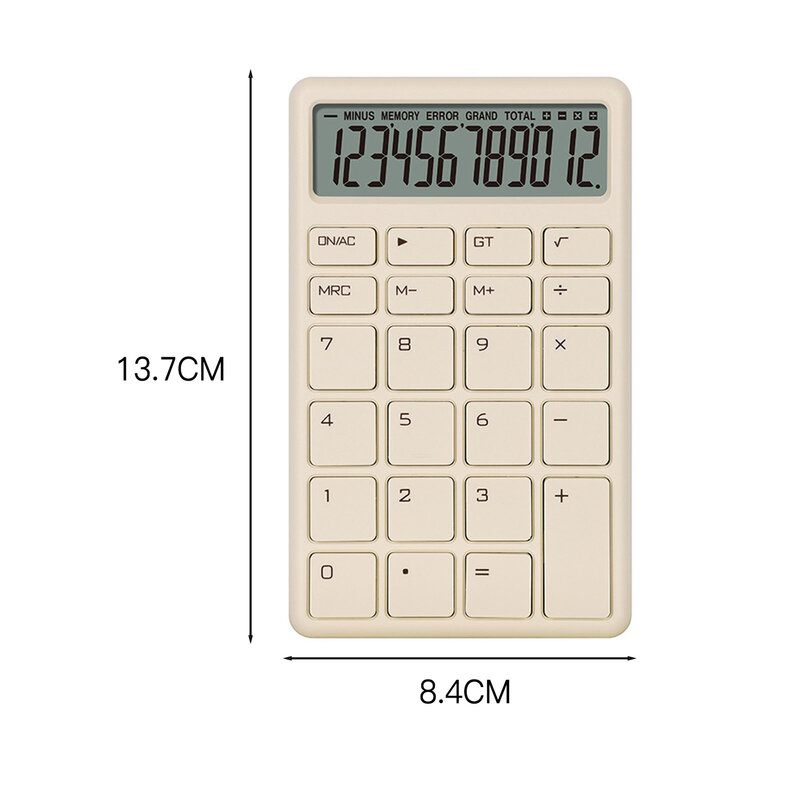 Calculatrice portable pour étudiants, conception simple, calculatrice de base, bouton haute sensibilité, fournitures de papeterie