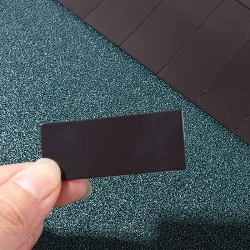 สติกเกอร์ติดกระดานดำ30ชิ้น/แผ่นสติกเกอร์แม่เหล็ก DIY ทรงสี่เหลี่ยมผืนผ้ามีความยืดหยุ่นสำหรับคุณครู