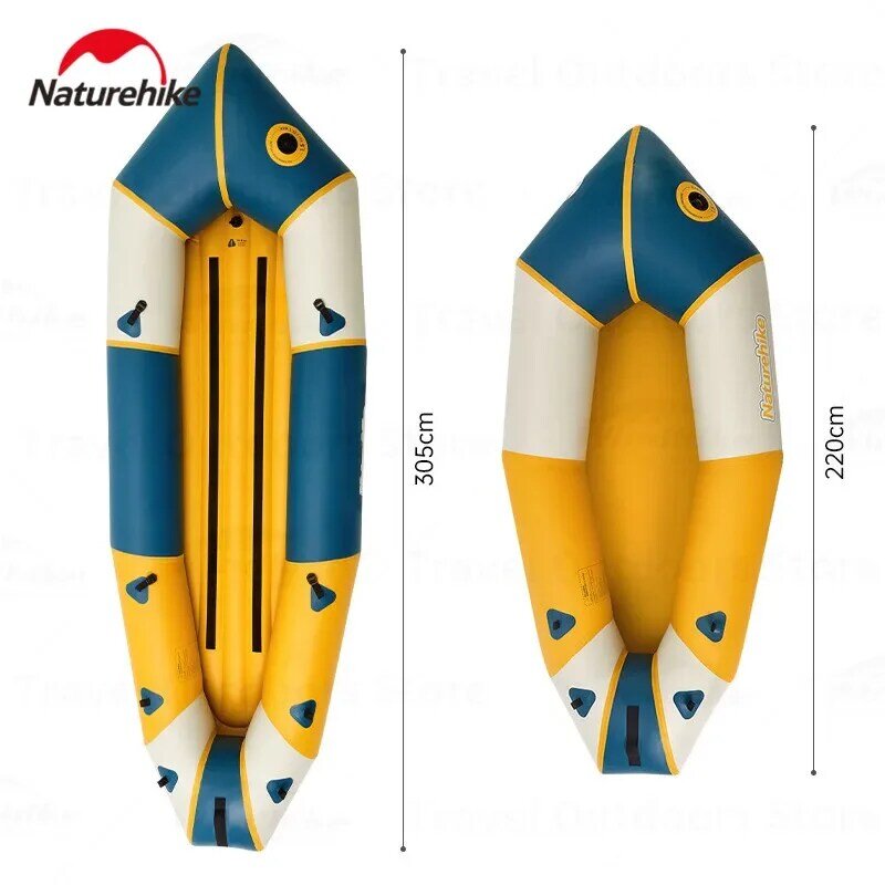 Naturehike Canoes and Kayaks Inflatable Kayak 2 Person Boats for Fishing Kayak Pvc Zodiac Boat 3 Meters Pliant Dinghy Resistant